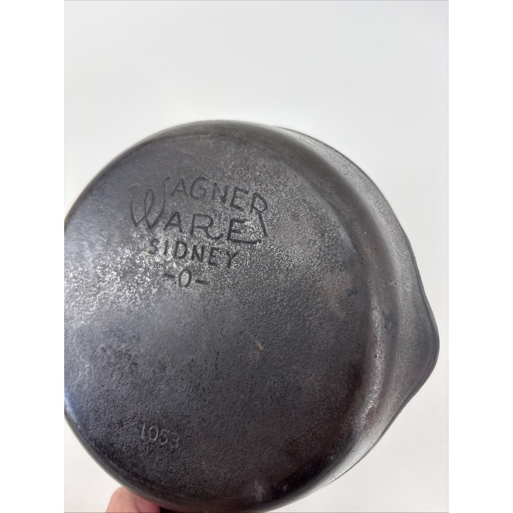 Vintage 6 1/2" Wagner Ware No. 3 Cast Iron Sidney-0 Skillet # 1053 Frying Pan - Picture 2 of 4